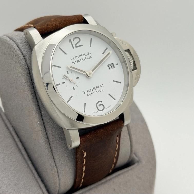 Panerai Luminor Marina Quaranta PAM01271 PAM 1271 White Dial Steel Box Paper - 10