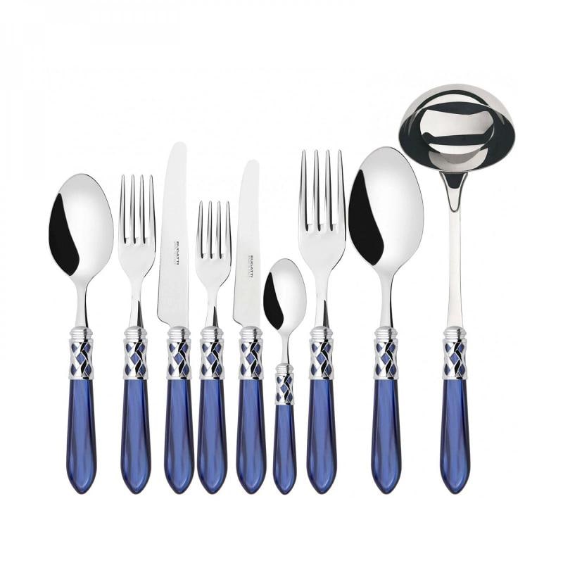 Casa Bugatti Made in Italy Aladdin Flatware Set 75 Pcs Blue: Condition: New: A brand-new, unused, unopened, undamaged item in its original packaging (where packaging is applicable). Packaging should be the same as what is found in a retail store, unless the