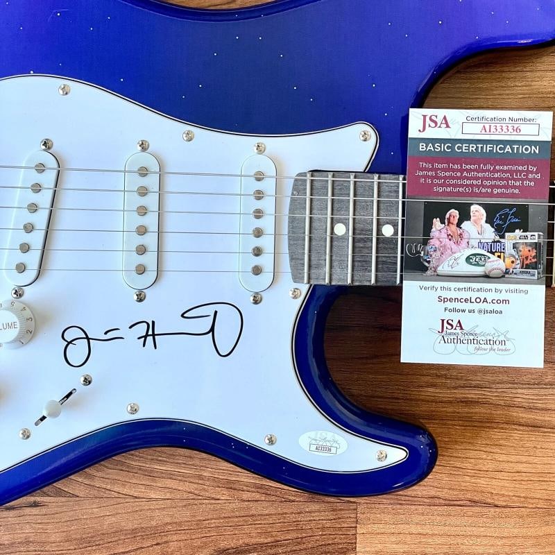 JUSTIN HURWITZ Signed Guitar JSA COA Custom 1/1 LA LA LAND COMPOSER - 2