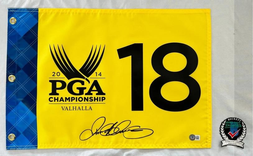 Rory McIlroy Signed 2014 PGA Championship Flag Beckett BAS 4 COA: Condition: New: A brand-new, unused, unopened, undamaged item (including handmade items). ,Country of Origin: United States,Modified Item: No,Original/Reproduction: Original