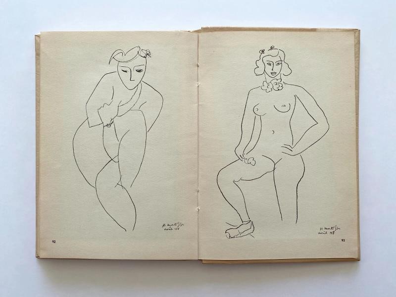 HENRI MATISSE RARE 1949 1ST ED LITHOGRAPH PRINT COLLECTOR FRENCH MODERN ART BOOK - 12