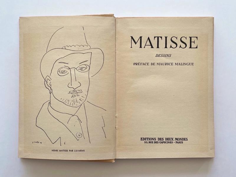 HENRI MATISSE RARE 1949 1ST ED LITHOGRAPH PRINT COLLECTOR FRENCH MODERN ART BOOK - 2