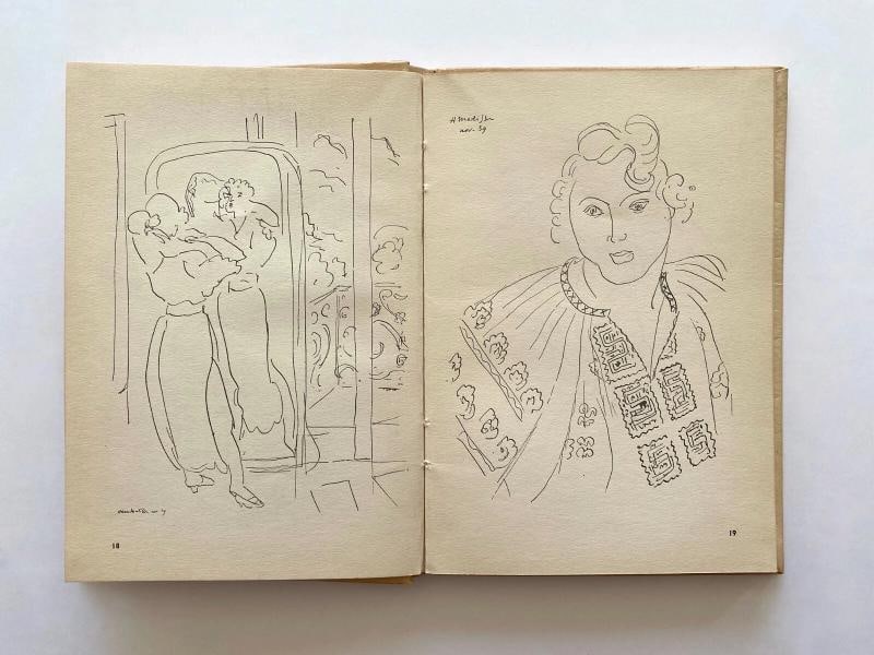 HENRI MATISSE RARE 1949 1ST ED LITHOGRAPH PRINT COLLECTOR FRENCH MODERN ART BOOK - 4