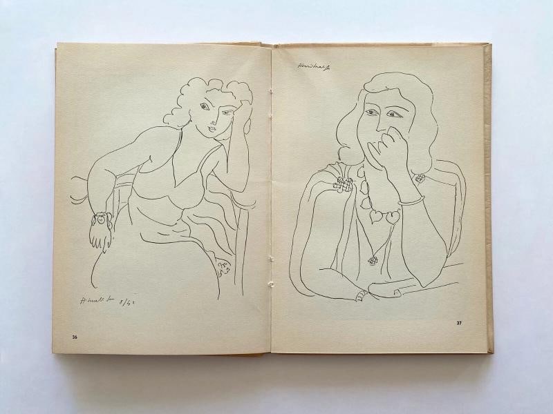 HENRI MATISSE RARE 1949 1ST ED LITHOGRAPH PRINT COLLECTOR FRENCH MODERN ART BOOK - 6