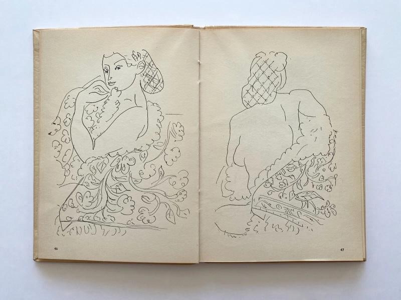 HENRI MATISSE RARE 1949 1ST ED LITHOGRAPH PRINT COLLECTOR FRENCH MODERN ART BOOK - 8