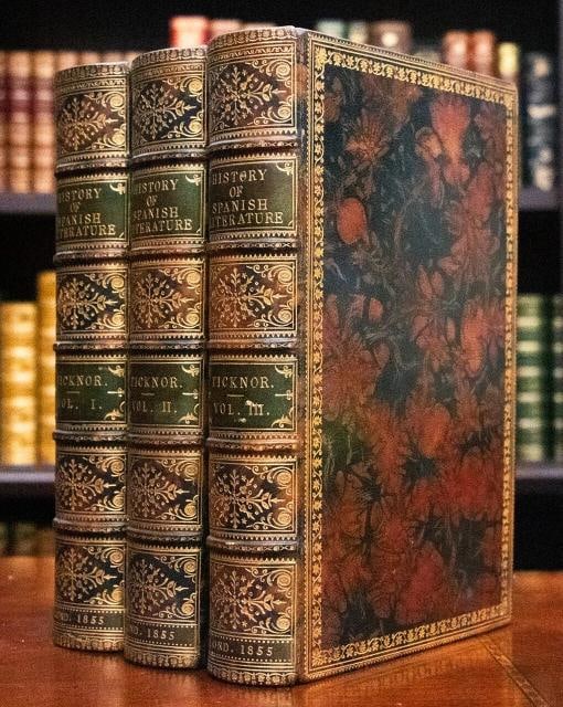 George Ticknor / History of Spanish Literature 1855 - 2