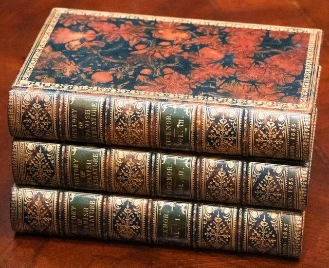 George Ticknor / History of Spanish Literature 1855 - 9