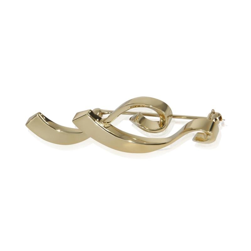 Tiffany & Co. Yellow Gold Paloma Picasso Musical Note Brooch - 2