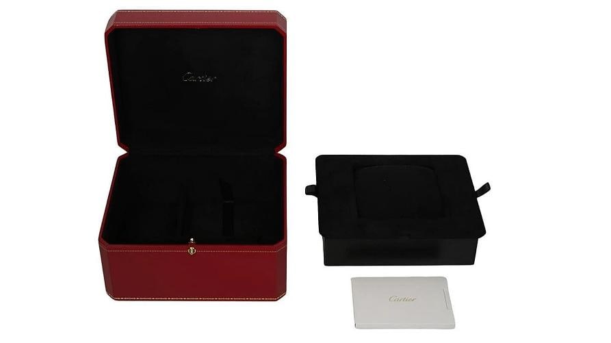 2024 B&P CARTIER SANTOS DUMONT WSSA0046 BLACK STAINLESS STEEL LEATHER WATCH - 13