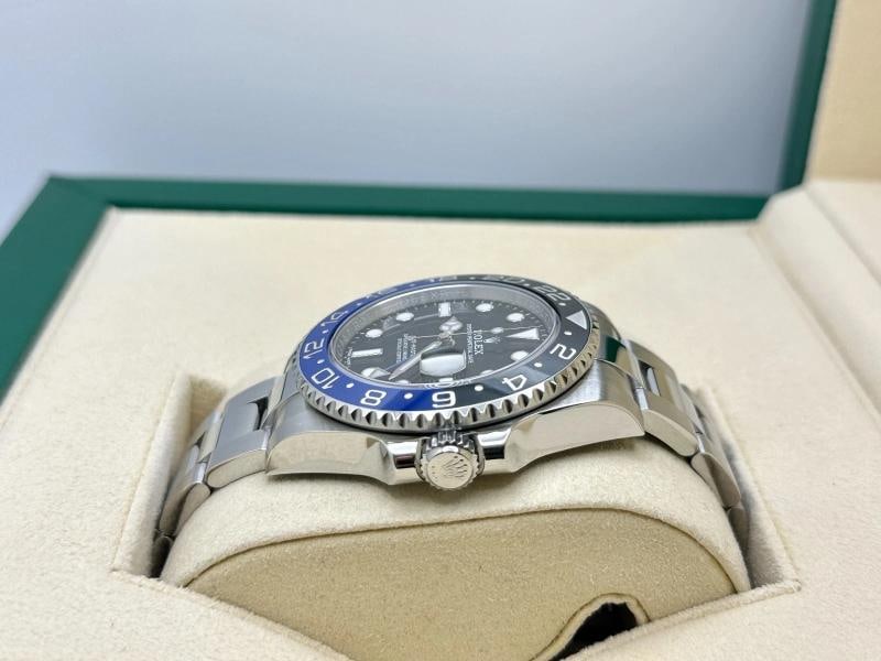 2017 Rolex GMT Master II Batman 116710BLNR 40mm Black Blue Bezel Steel Box Paper - 4