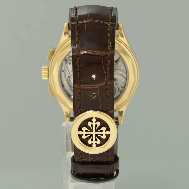 PAPERS MINT Patek Philippe 5170J Silver Chrono Yellow Gold Manual Wind 39mm - 5