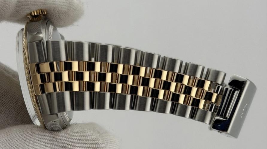 Vintage Rolex Datejust 1601 36mm Bronze Dial Pie Pan 18k Gold Stainless Steel - 3