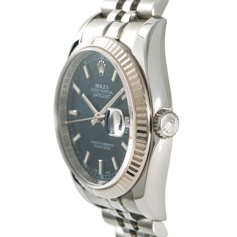 Rolex 116234 Datejust 2018 Card Jubilee Arabic Blue Dial Auto Unisex 36MM Watch - 5