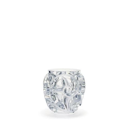 NEW LALIQUE CRYSTAL TOURBILLONS VASE SMALL #10549900 BRAND NIB CLEAR - 2