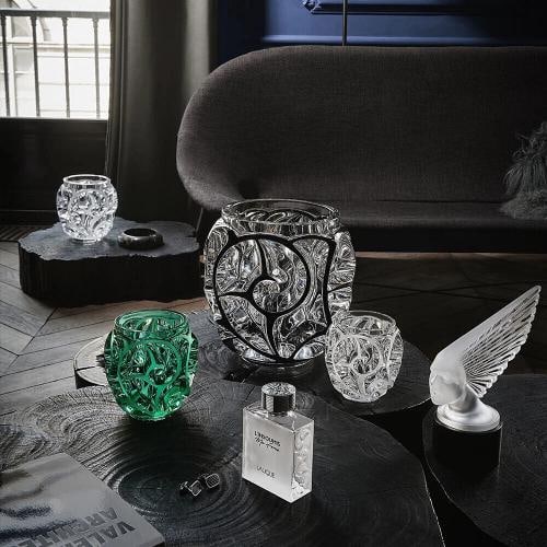 NEW LALIQUE CRYSTAL TOURBILLONS VASE SMALL #10549900 BRAND NIB CLEAR - 3