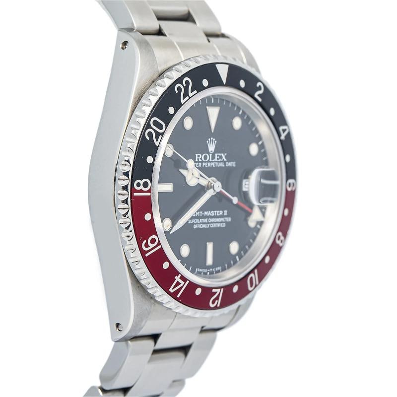 Rolex GMT Master II 16760 Fat Lady Coke With Papers Rare Auto Men's Watch 40MM - 4
