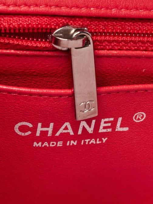 Chanel Pink Quilted Patent Leather Classic Rectangular Mini Flap Bag - 9