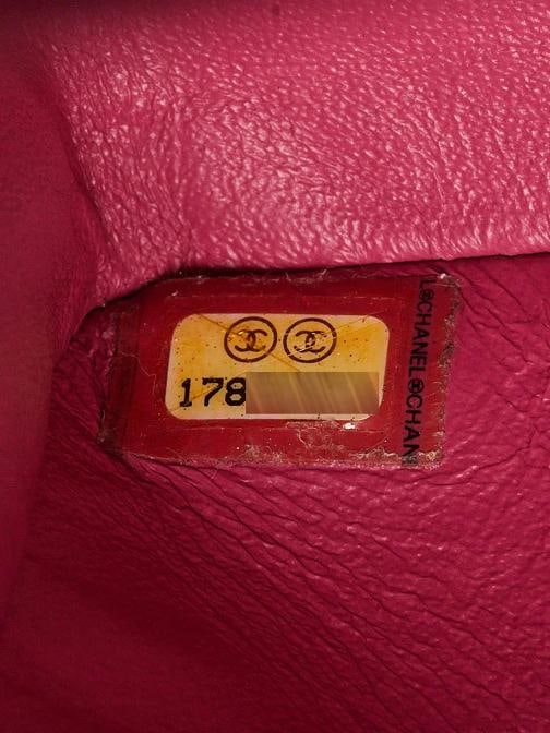 Chanel Pink Quilted Lambskin Leather Classic Jumbo Double Flap Bag - 9