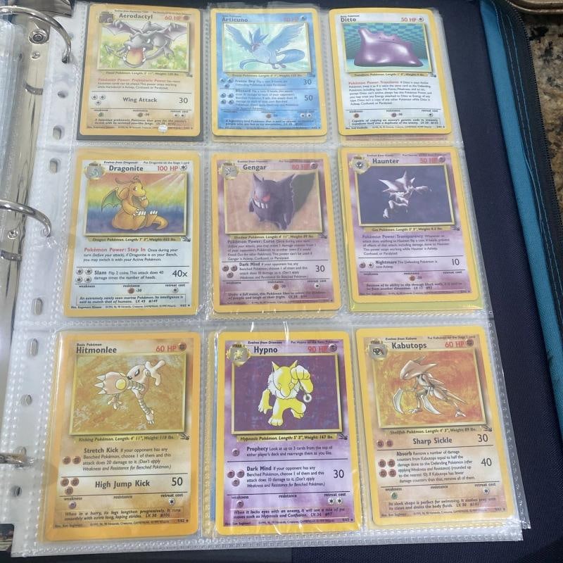 Vintage Pokemon TCG - Jungle complete set 64/64 1999 WOTC LP-NM: Condition: Used: An item that has been used previously. ,Card Size: Standard,Autographed: No,Set: Jungle,Character: Jolteon, Kangaskhan, Mr. Mime, Pidgeot, Snorlax,Year Manufactured: 1999,Material:
