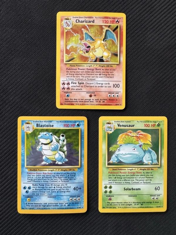 Pokemon Cards 100% Complete Base Set /102 Nintendo WOTC 1999 Vintage Charizard - 3