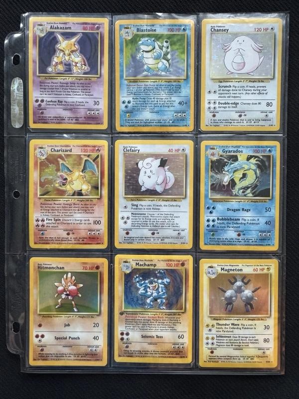 Pokemon Cards 100% Complete Base Set /102 Nintendo WOTC 1999 Vintage Charizard - 5