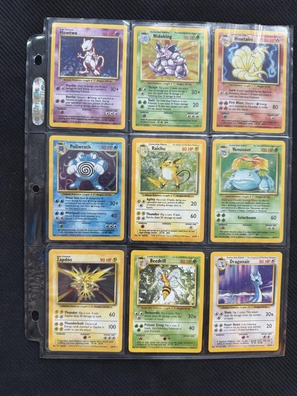 Pokemon Cards 100% Complete Base Set /102 Nintendo WOTC 1999 Vintage Charizard - 7