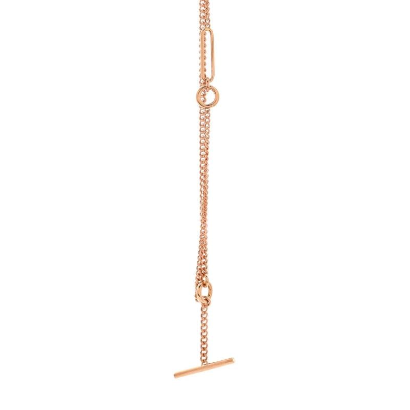 Hermes Echappee Multistrand Bracelet 18K Rose Gold - 3