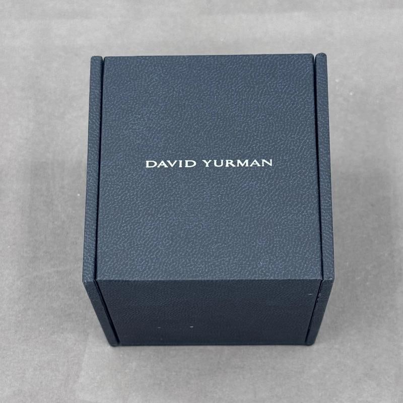 David Yurman Crossover Trio Six Row Ring 18K Yellow Gold with Diamonds, Size 7.5 - 16