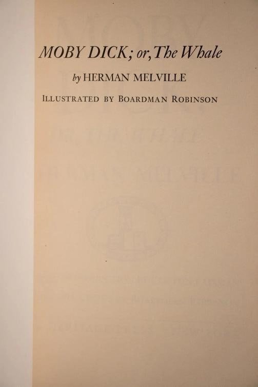 Herman Melville / Moby Dick or The Whale 1943 - 7