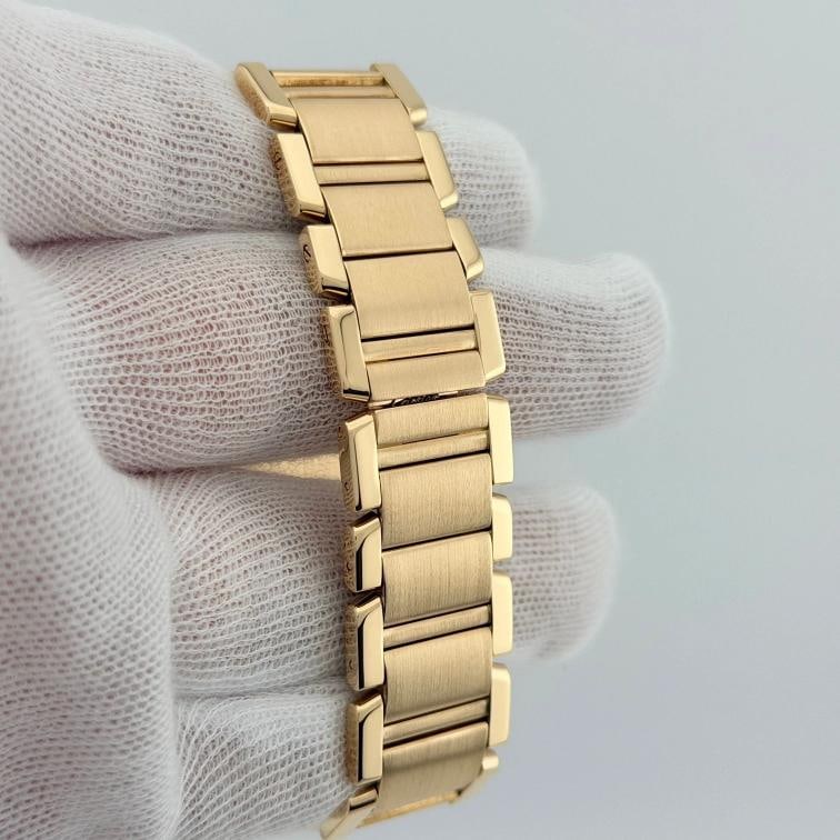 Cartier Tank Francaise Chronoflex Chronograph 1830 28mm x 36mm 18k Yellow Gold - 5