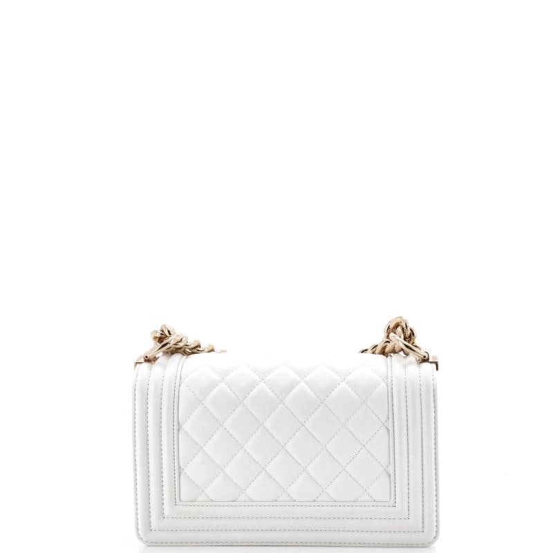 Chanel Boy Flap Bag Quilted Lambskin Small - 3