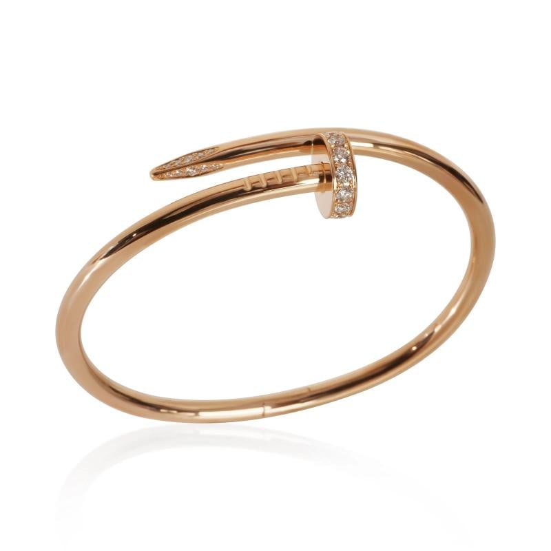 Cartier Rose Gold Diamond Juste Un Clou Bracelet - 3