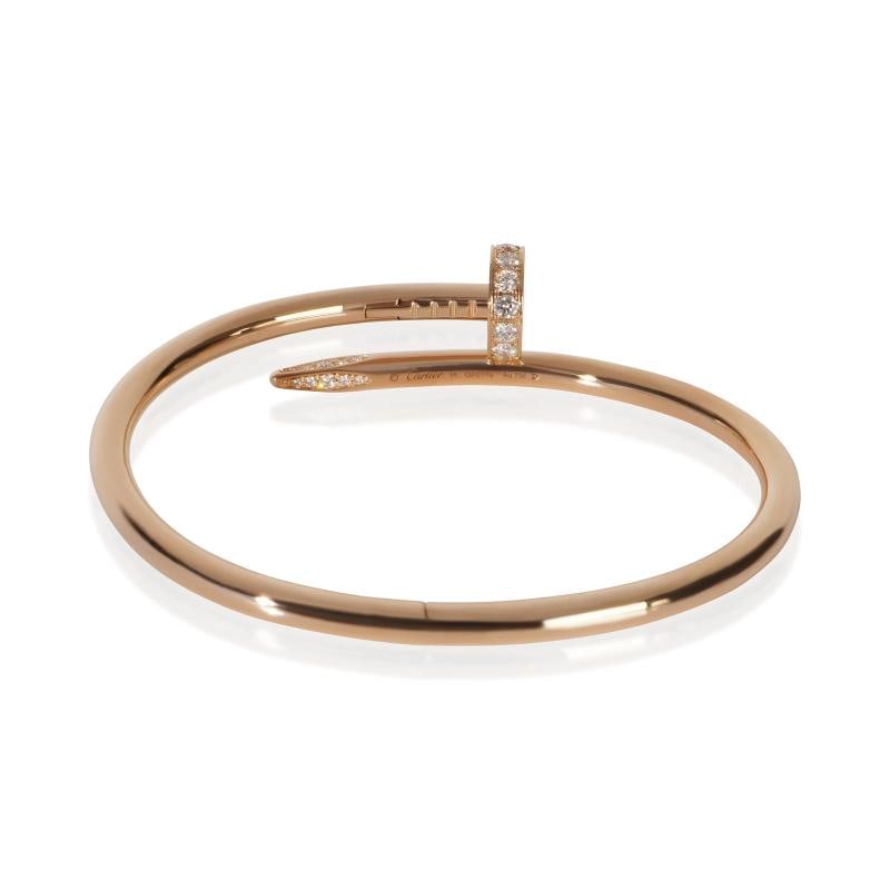 Cartier Rose Gold Diamond Juste Un Clou Bracelet - 4