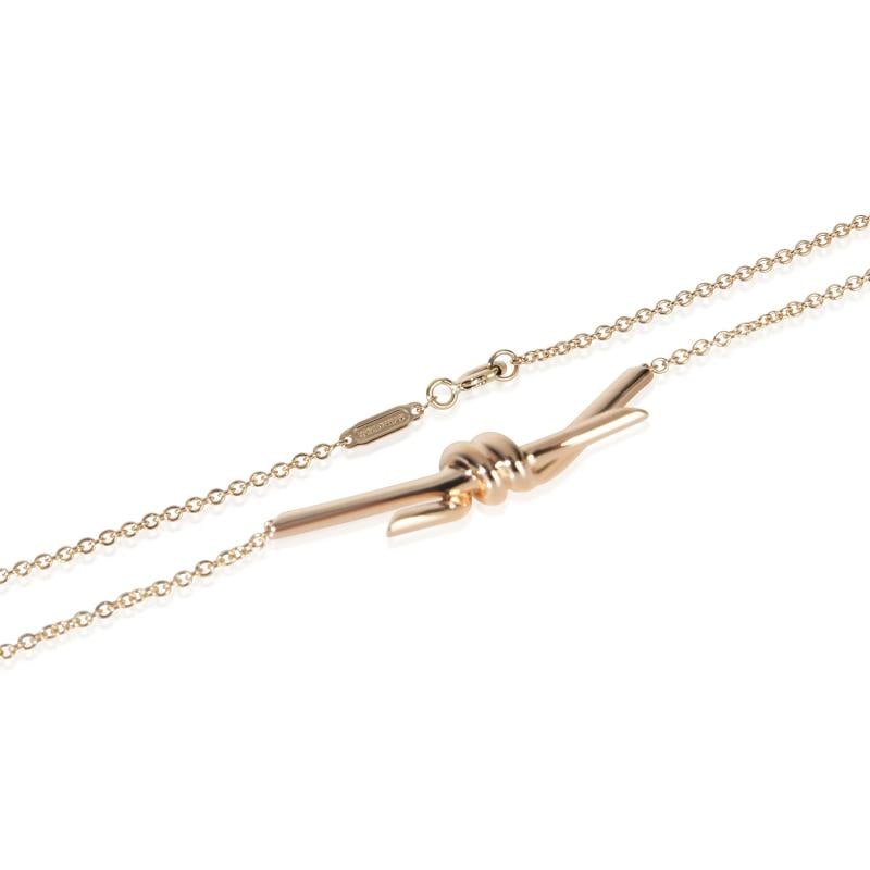 Tiffany & Co. Rose Gold Tiffany Knot Pendant - 2