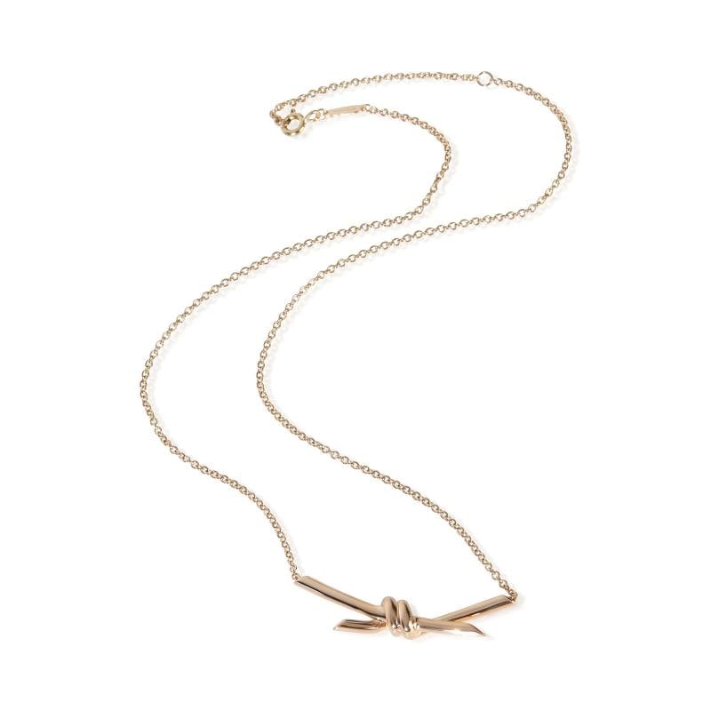 Tiffany & Co. Rose Gold Tiffany Knot Pendant - 3