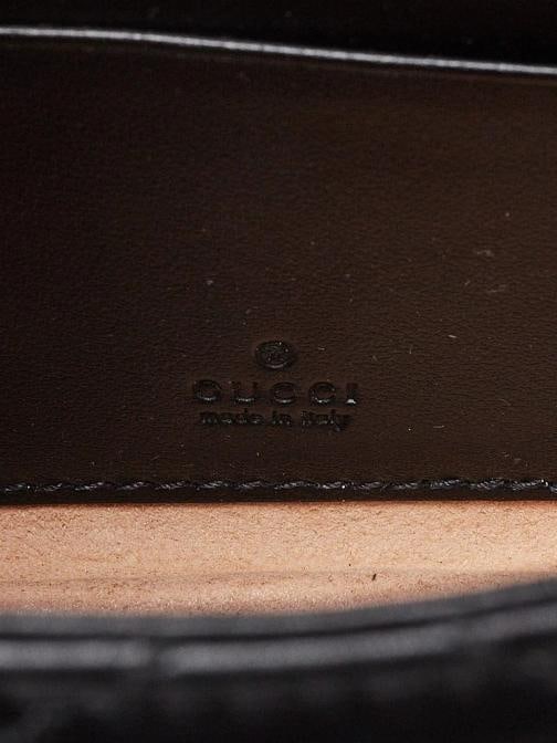 Gucci Black Quilted Leather Marmont Shoulder/Waist Bag - 8