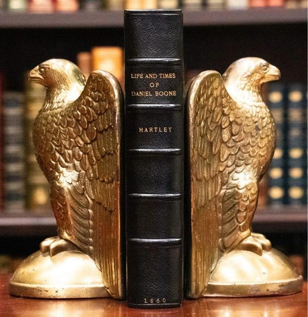 Cecil B Hartley / Life and Times of Colonel Daniel Boone 1860: Author: Cecil B. Hartley,Country of Origin: United States of America,Publisher: Derby & Jackson,Year Printed: 1860,Special Attributes: Illustrated