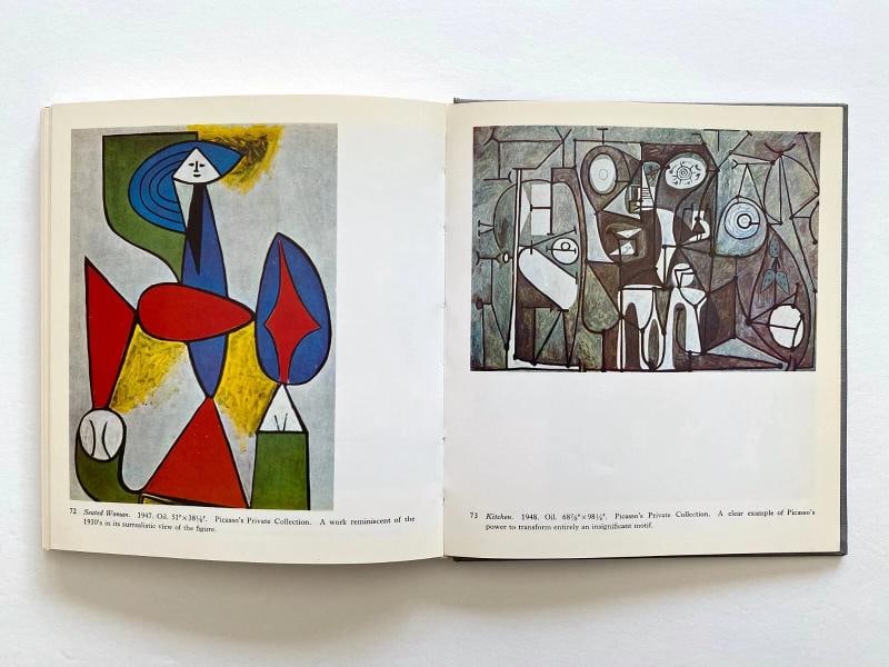 PABLO PICASSO RARE 1967 1ST ED LITHOGRAPH PRINT HARDCOVER MODERNIST ART BOOK - 9