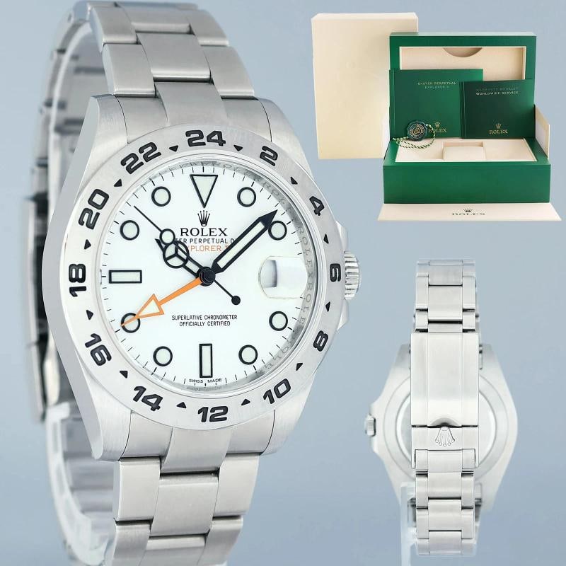 2019 MINT Rolex 216570 Explorer II Polar White Dial Steel 42mm Watch Box: Condition: Pre-owned - Excellent,Brand: Rolex,Department: Unisex Adults,Type: Wristwatch,Model: Explorer,Reference Number: 216570,With Original Box/Packaging: Yes,With Papers: No,Customized: No,UPC: