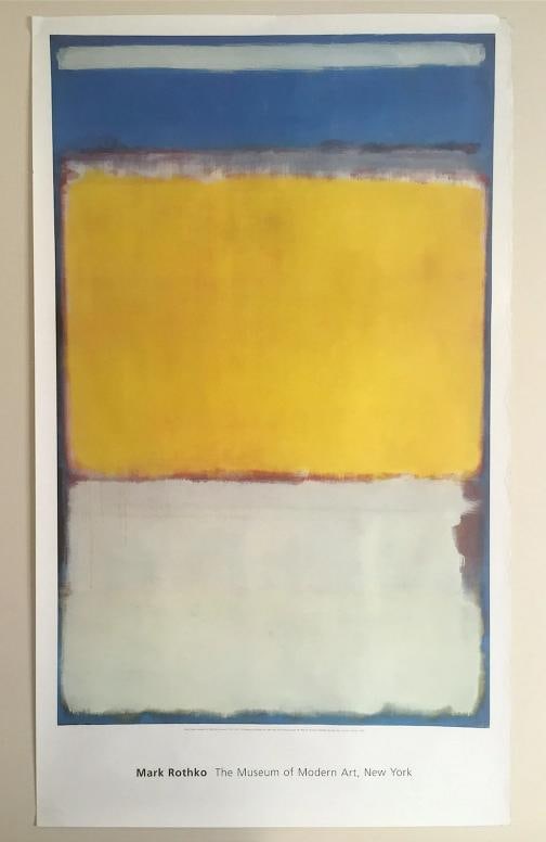 MARK ROTHKO RARE VINTAGE 1996 LITHOGRAPH PRINT XLARGE MOMA POSTER " No.10 " 1958: Condition: Used,Features: MONUMENTAL OVERSIZED, RARE OUT OF PRINT,Width (Inches): 40",Listed By: Dealer or Reseller,Subject: Famous Paintings/Painters,Size: Giant (over 60in.),Height (Inches):