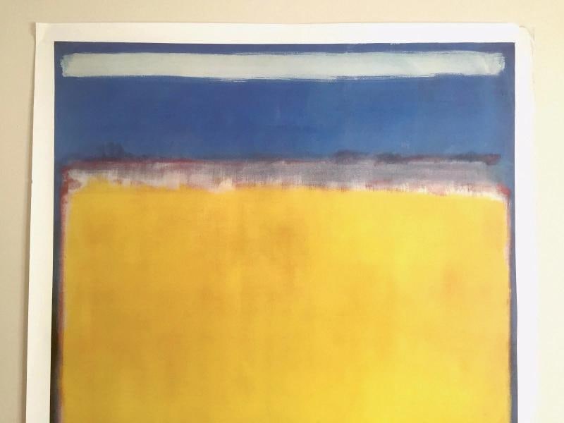 MARK ROTHKO RARE VINTAGE 1996 LITHOGRAPH PRINT XLARGE MOMA POSTER " No.10 " 1958 - 2