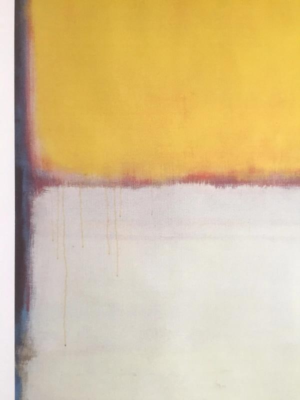 MARK ROTHKO RARE VINTAGE 1996 LITHOGRAPH PRINT XLARGE MOMA POSTER " No.10 " 1958 - 6