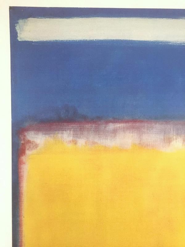 MARK ROTHKO RARE VINTAGE 1996 LITHOGRAPH PRINT XLARGE MOMA POSTER " No.10 " 1958 - 8