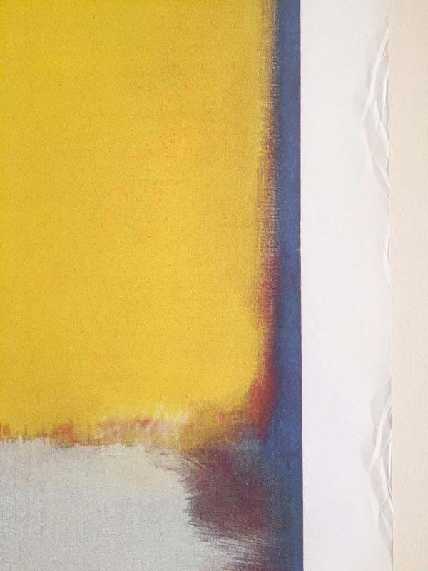 MARK ROTHKO RARE VINTAGE 1996 LITHOGRAPH PRINT XLARGE MOMA POSTER " No.10 " 1958 - 9