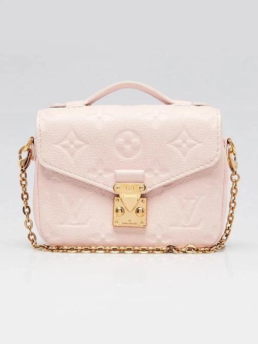 Louis Vuitton Pink Monogram Empreinte Leather Micro Metis Bag (1 of 11)