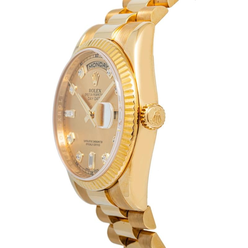 Rolex Day-Date 118238A 18k Yellow Gold Automatic Gold Dial Men's 36mm - 3