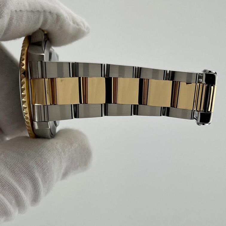 2005 Rolex GMT Master II 16713 40mm Black Dial 18k Yellow Gold Steel Box Papers - 3