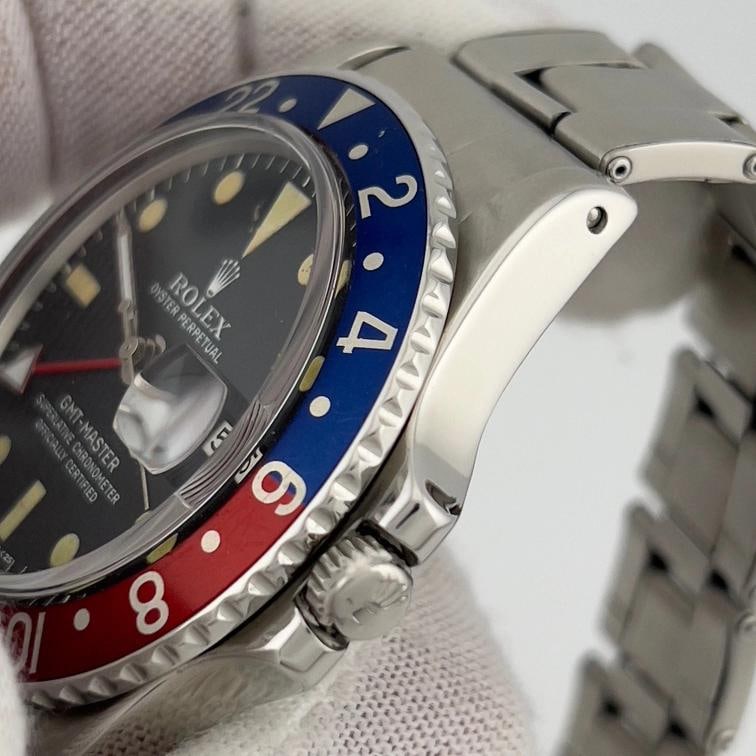 Vintage Rolex GMT-Master Pepsi 1675 40mm Red Blue Stainless Steel - 3