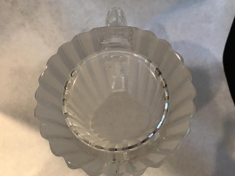 LALIQUE France 7pc Pitcher + Tumblers Set~ Signed - 8