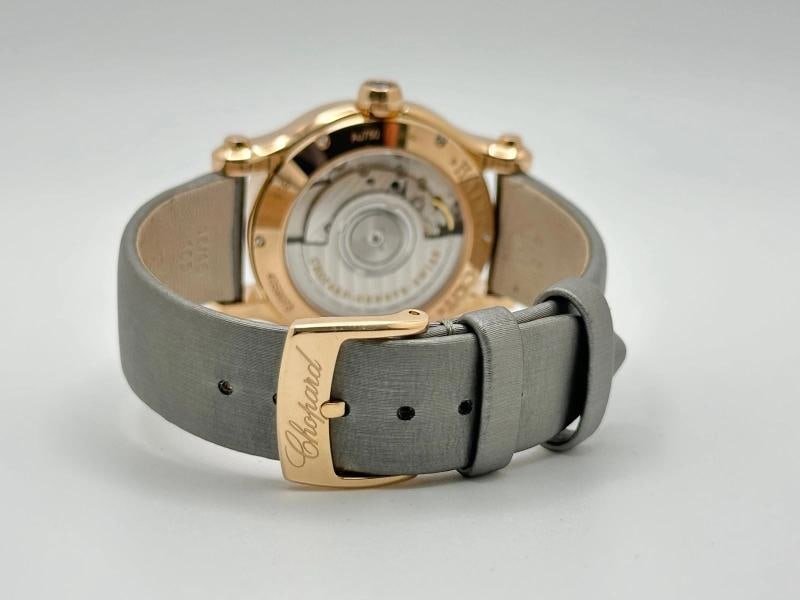 Chopard Happy Sport 274808-5014 36mm Floating Diamond 18K Rose Gold Box Papers - 10